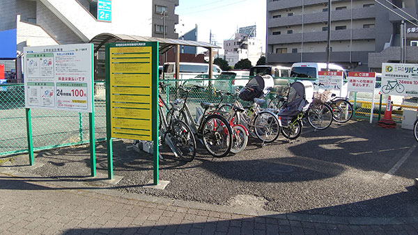 駐輪場:北野駅前駐輪場
