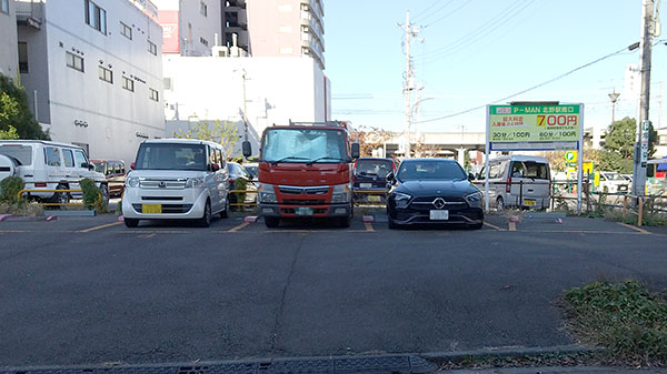 駐車場:P-MAN北野駅南口駅前